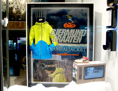 Escaparates Nike para presentacion de ropa snowboard Nike 6.0 Escaparates Nike para presentacion de ropa snowboard Nike 6.0